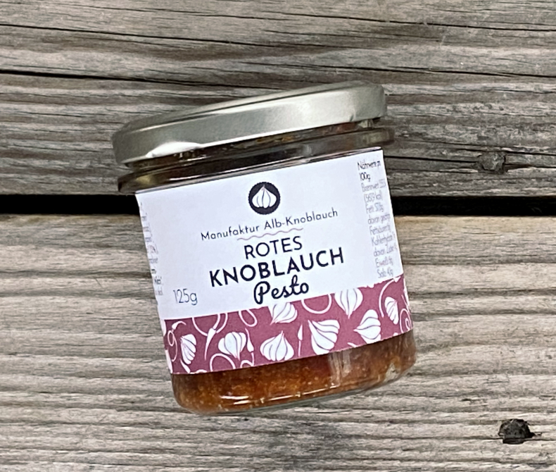 Alb-Knoblauch Rotes Knoblauchpesto 125g