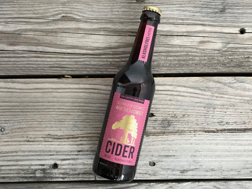 Geiger WiesenObst Cider rosé - Alkoholfrei 0,33l